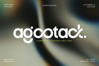 The Agootack Font: Design Inspiration & Usage Examples