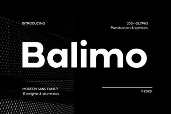 Balimo Font: Design a Modern & Readable Interface
