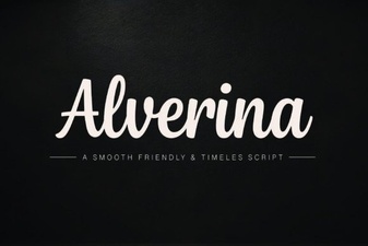 Design Projects Featuring Alverina Font