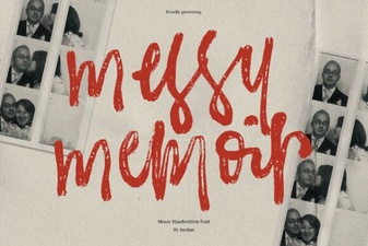 Unleash Creativity with Messy Memoir Font Style