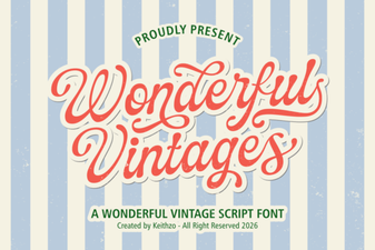 Wonderful Vintages Font for Elegant Branding & Design