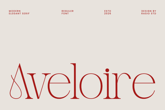 Aveloire Font: Elevate Designs with Elegant Typography